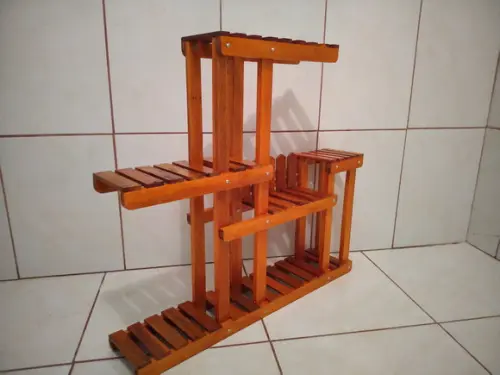 Floreira De Chão Suporte Para Plantas Horta Suspensa