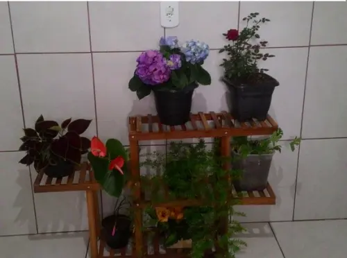Floreira Jardim Vertical Sustentável para Flores 8 Lugares