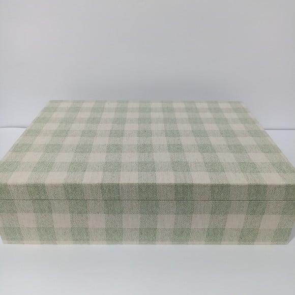 Caixa e Bandeja Maternidade Verde