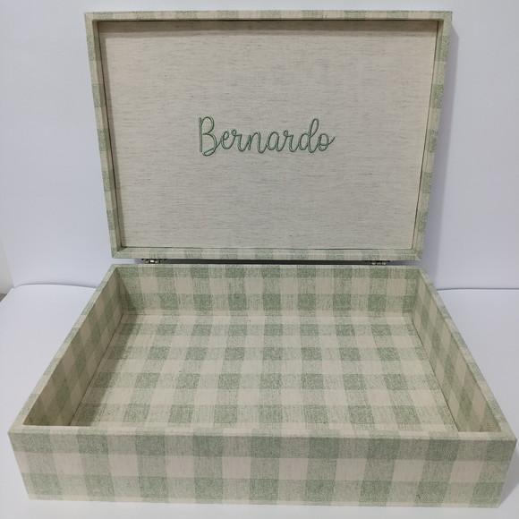 Caixa e Bandeja Maternidade Verde