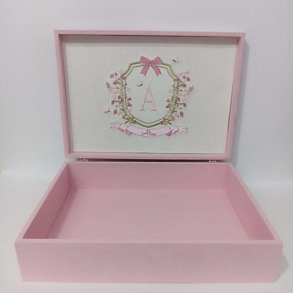 Caixa Maternidade Linho Rosa