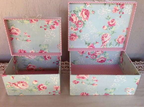 Conjunto de Caixas Decorativas