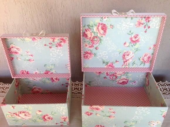 Conjunto de Caixas Decorativas