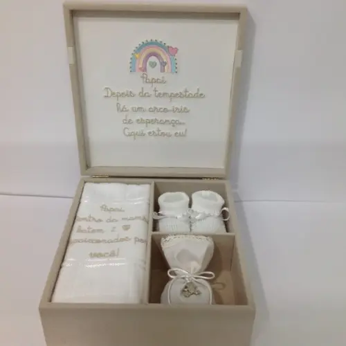 Anunciar a Gravidez Papai Arco Iris (n374)