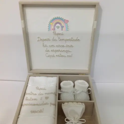 Anunciar a Gravidez Papai Arco Iris (n374)