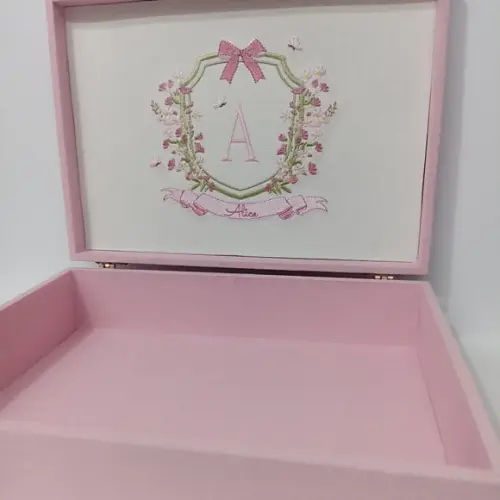 Caixa Maternidade Linho Rosa
