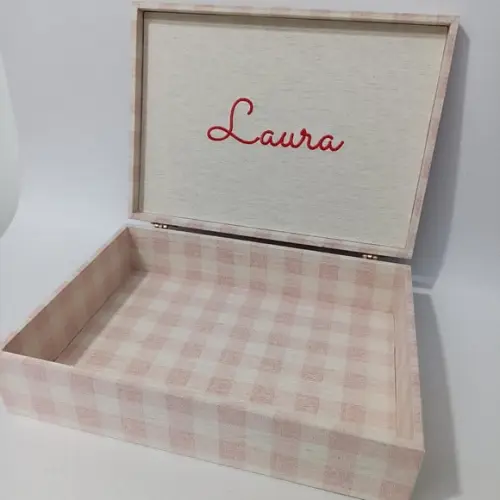 Caixa Maternidade Linho Rose