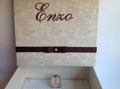Caixa Maternidade Menino Bege