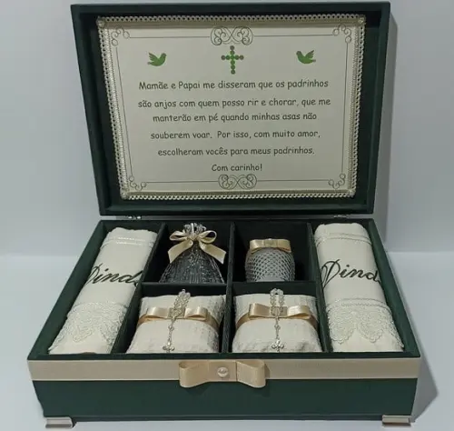 Caixa Padrinhos de Batizado