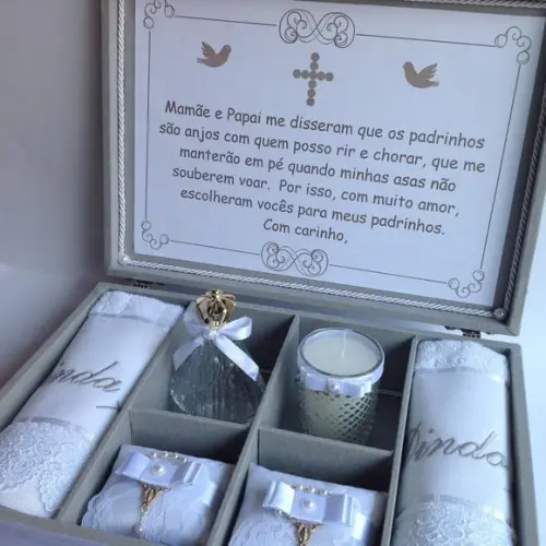 Caixa Padrinhos de Batizado