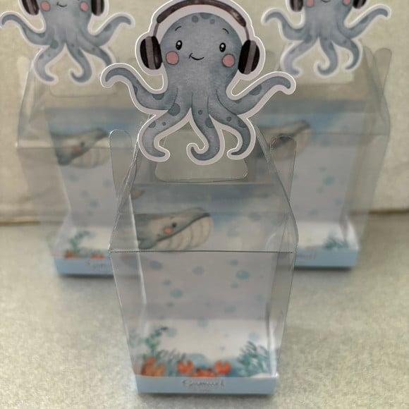 Caixinha de Acetato para Relógio Fundo do Mar