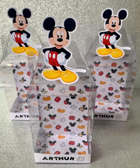 Caixinha de Acetato para Relógio Mickey