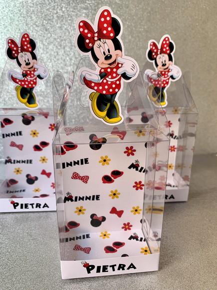 Caixinha de Acetato para Relógio Minnie