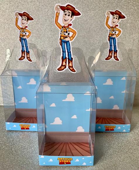 Caixinha de Acetato para Relógio Woody Toy Story