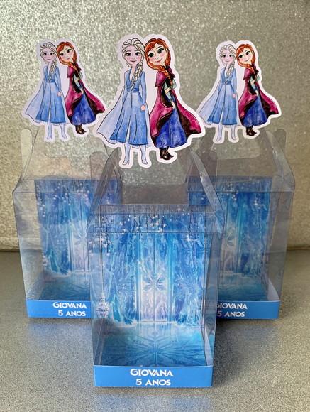 Caixinha de Acetato Personalizada para Relógio Frozen