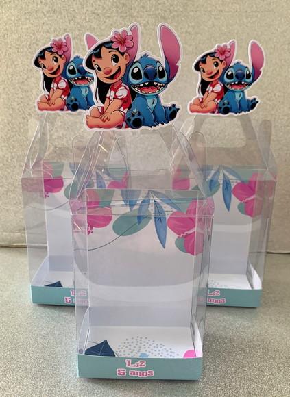 Caixinha de Acetato Personalizada para Relógio Lilo e Stitch