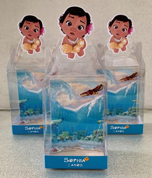 Caixinha de Acetato Personalizada para Relógio Moana