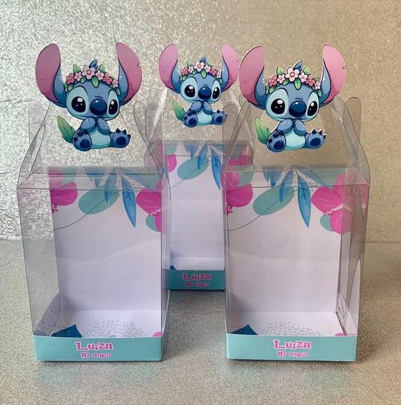 Caixinha de Acetato Personalizada para Relógio Stitch