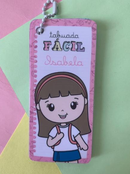 Chaveiro Tabuada Divertida