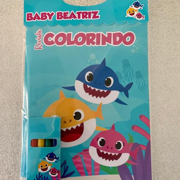 Kit Colorir Baby Shark