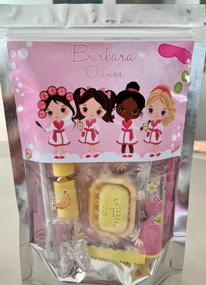 Kit Lembrancinha Papelaria Fofa Spa (6 Itens)