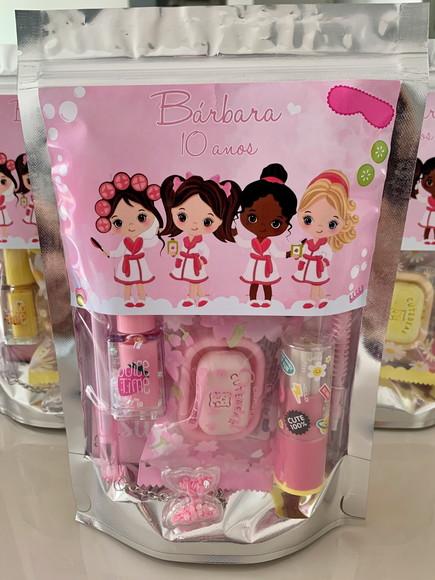 Kit Lembrancinha Papelaria Fofa Spa (6 Itens)