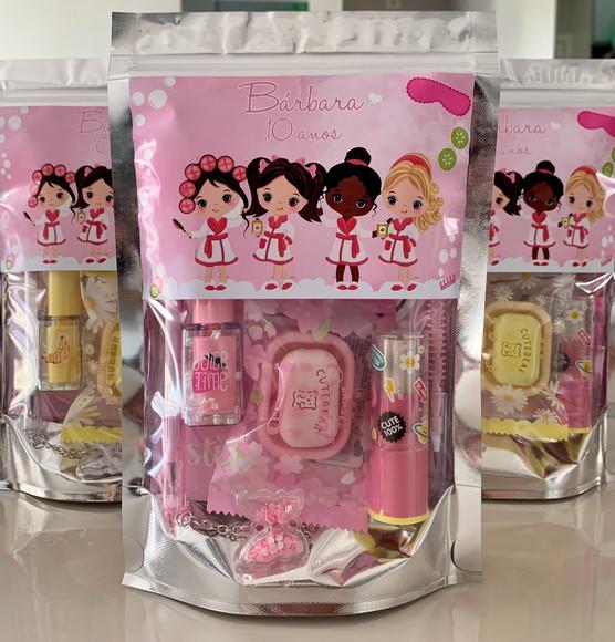 Kit Lembrancinha Papelaria Fofa Spa (6 Itens)