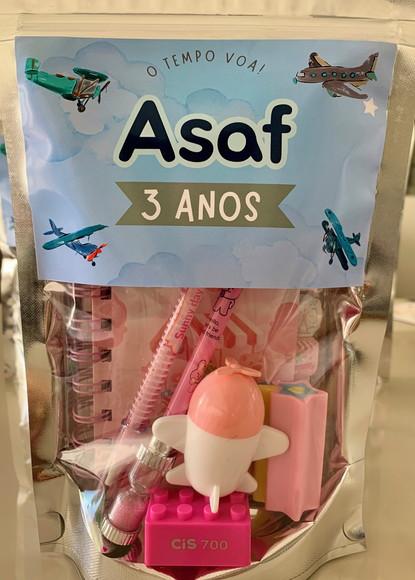 Kit Papelaria Fofa (saquinho com 6 Itens)