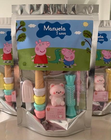 Kit Papelaria Fofa (saquinho com 6 Itens)