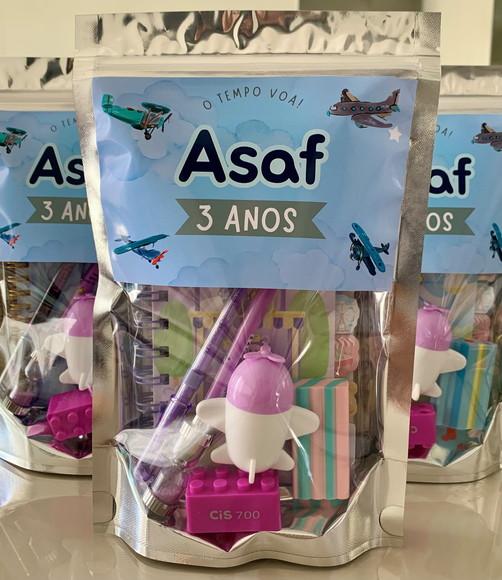 Kit Papelaria Fofa (saquinho com 6 Itens)
