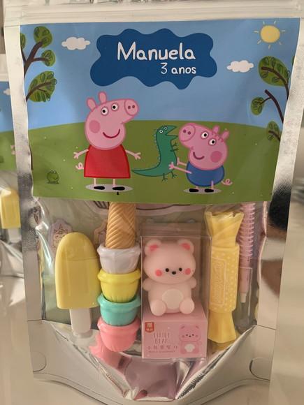 Kit Papelaria Fofa (saquinho com 6 Itens)