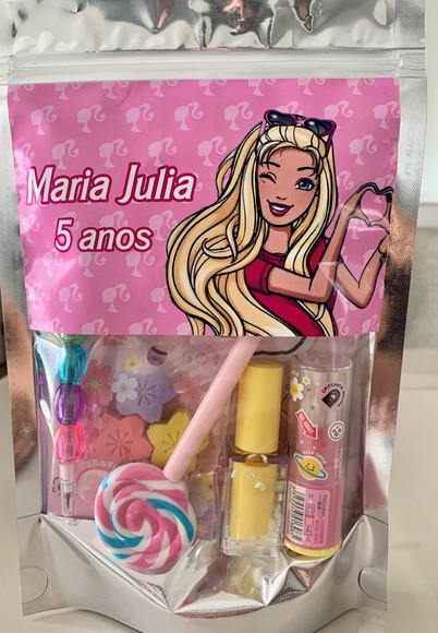 Kit Papelaria Fofa Barbie (saquinho com 6 Itens)