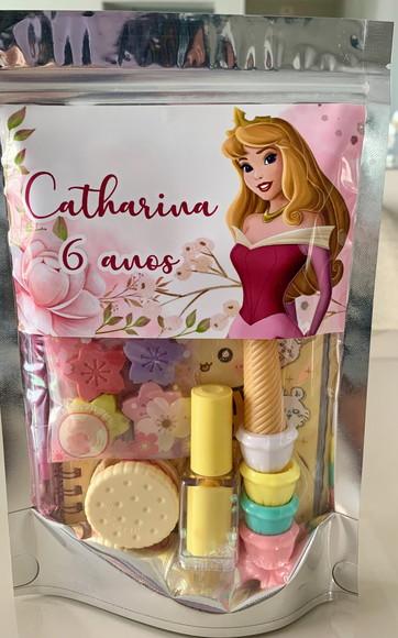 Kit Papelaria Fofa Bela Adormecida (saquinho com 6 Itens)