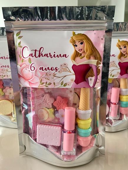 Kit Papelaria Fofa Bela Adormecida (saquinho com 6 Itens)