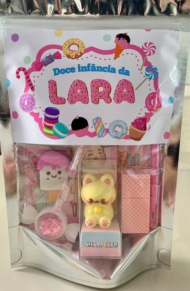 Kit Papelaria Fofa Dece (saquinho com 6 Itens)