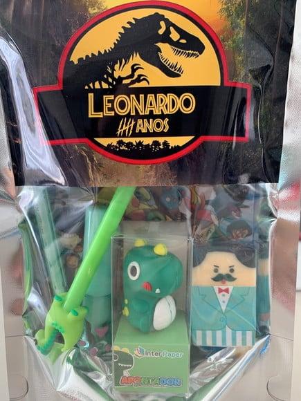 Kit Papelaria Fofa Jurassic Park (saquinho com 6 Itens)
