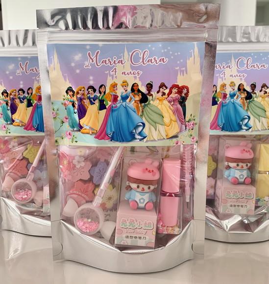 Kit Papelaria Fofa Princesas (saquinho com 6 Itens)