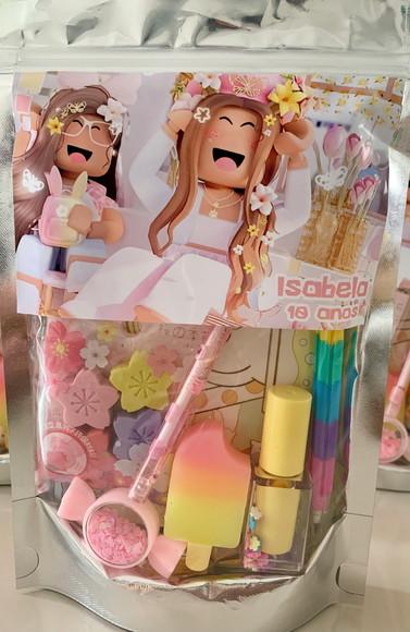 Kit Papelaria Fofa Roblox (saquinho com 6 Itens)