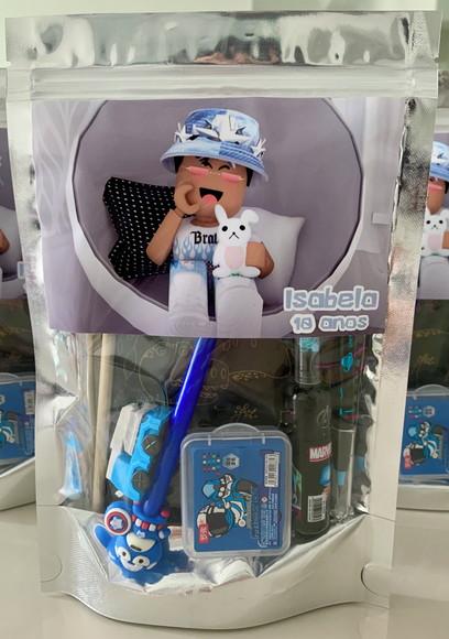 Kit Papelaria Fofa Roblox (saquinho com 6 Itens)