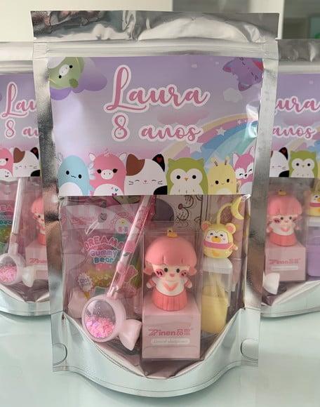 Kit Papelaria Fofa Squishmallow (saquinho com 6 Itens)