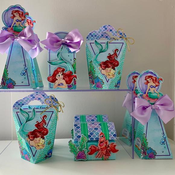 Kit Personalizados Pequena Sereia 20 Itens