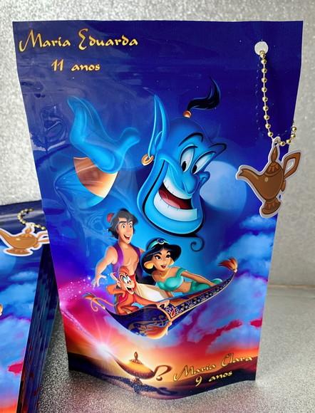 Saquinho Zip Lock Alladin É Jasmine