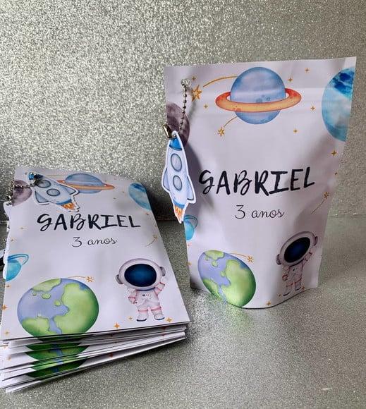 Saquinho Zip Lock Astronauta