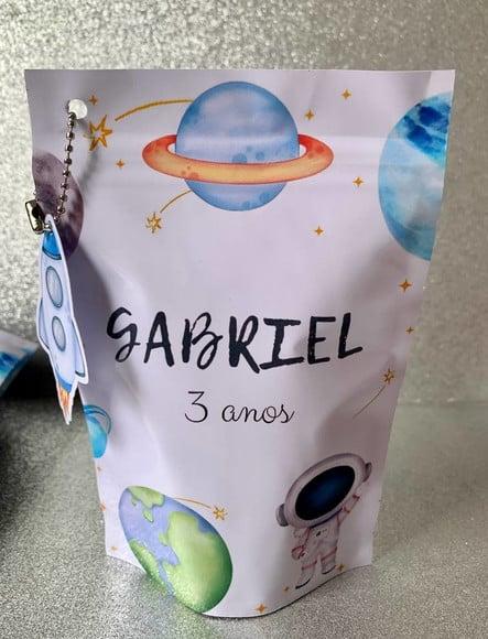 Saquinho Zip Lock Astronauta