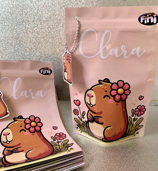 Saquinho Zip Lock Bala Fini Capivara