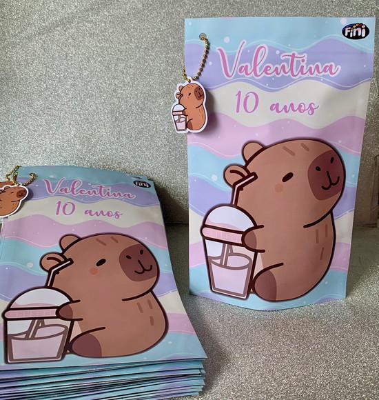 Saquinho Zip Lock Bala Fini Capivara 3