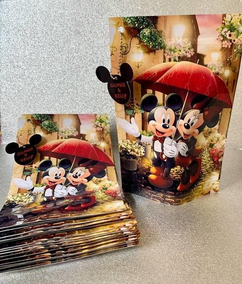 Saquinho Zip Lock Bala Fini Mickey e Minnie