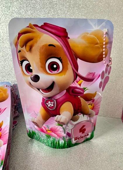 Saquinho Zip Lock Bala Fini Patrulha Canina