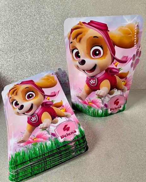 Saquinho Zip Lock Bala Fini Patrulha Canina
