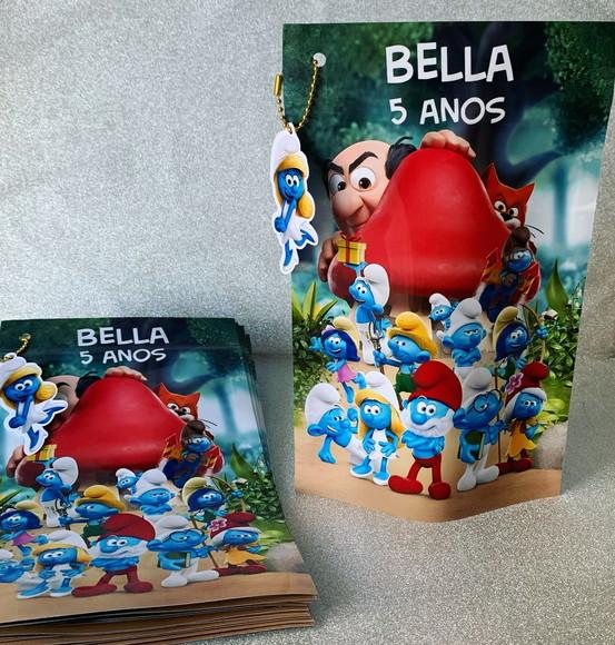 Saquinho Zip Lock Bala Fini Smurfs